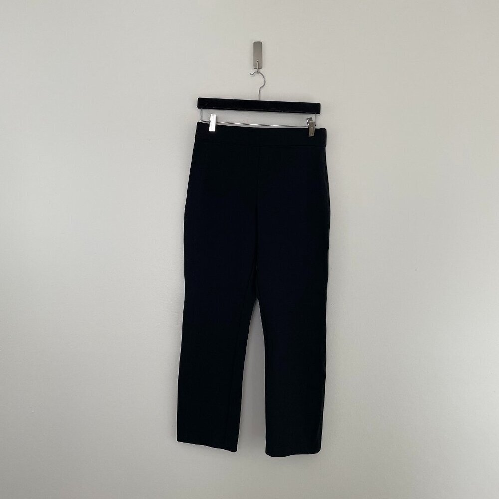 Spanx Slim Straight Perfect Ponte Pull On Pants Black Size Large